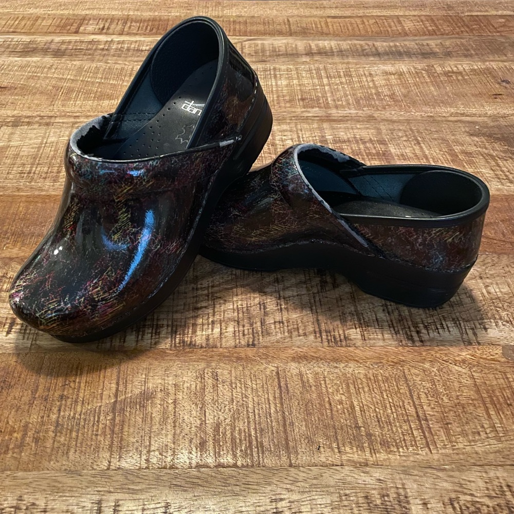 Dansko Patent Leather Clogs